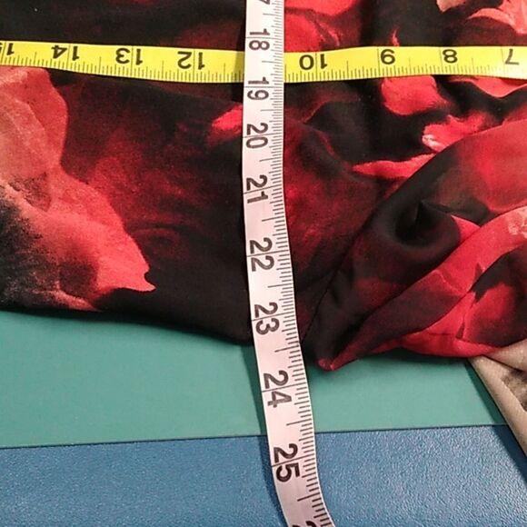 Elegant Alfani 3X Beaded Collar Balloon Floral Women's Long Sleeve Elastic cuff - Picture 6 of 10